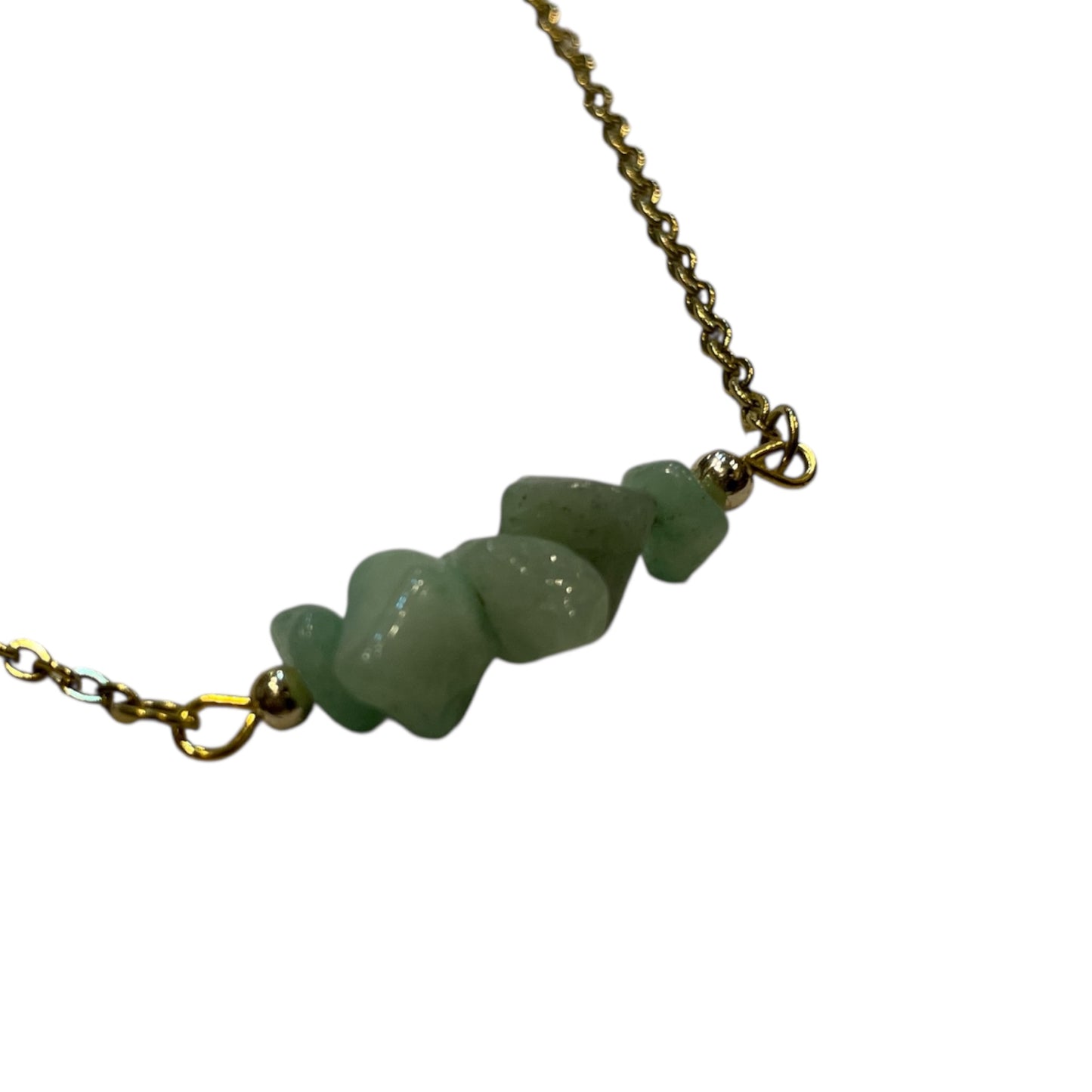 Necklace with Quartz Chip