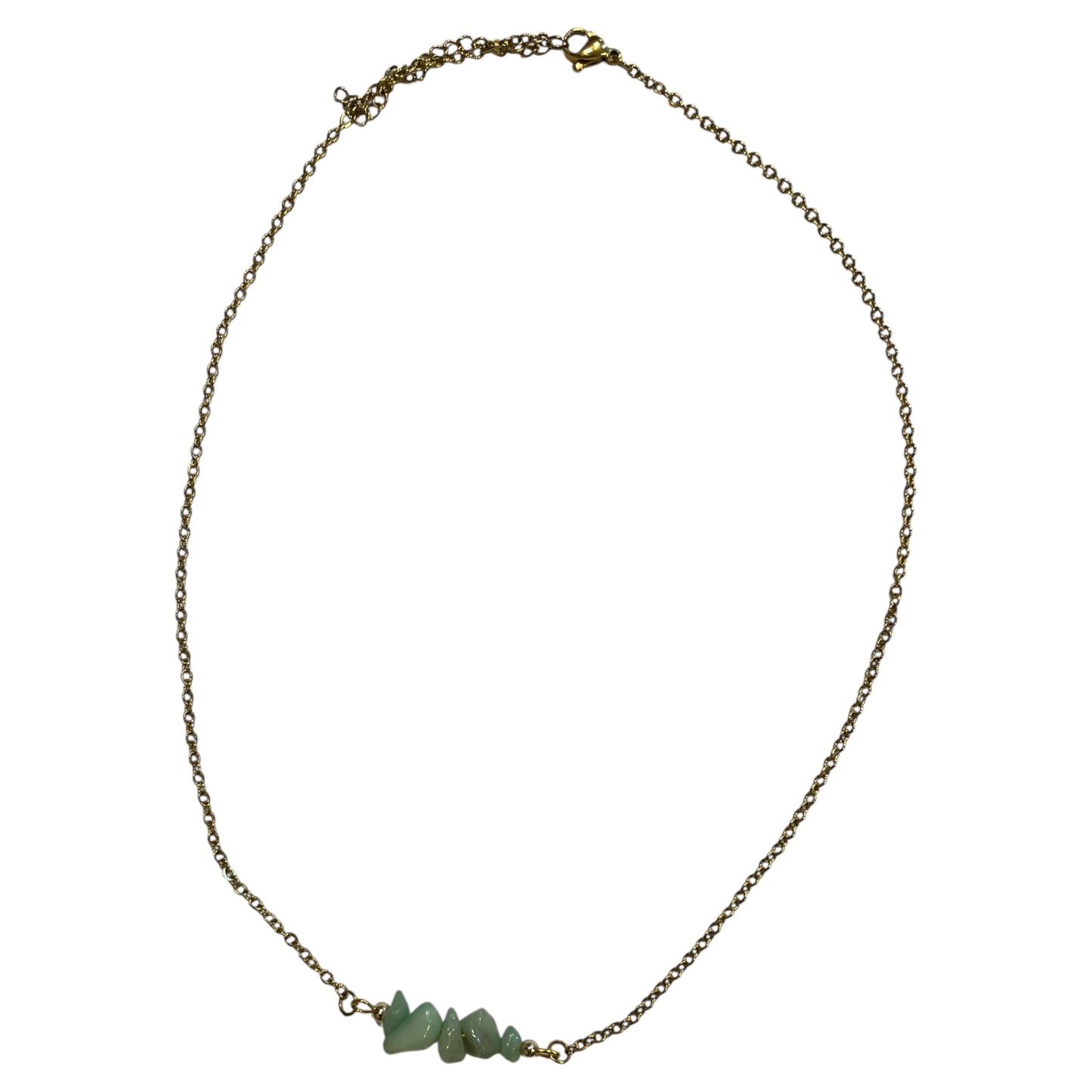 Necklace with Quartz Chip