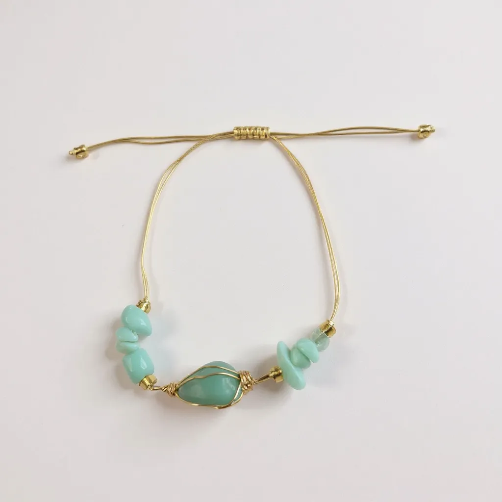 Pulsera Ajustable De Cuarzo