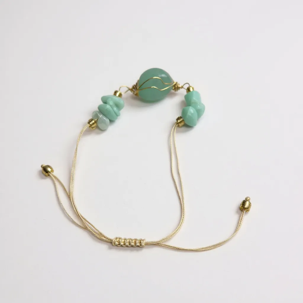 Pulsera Ajustable De Cuarzo