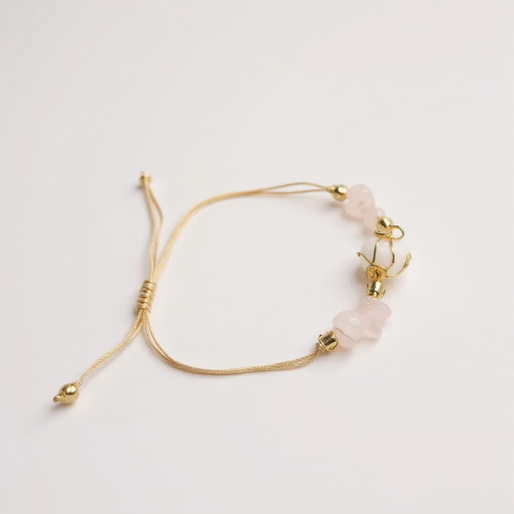 Pulsera Ajustable De Cuarzo
