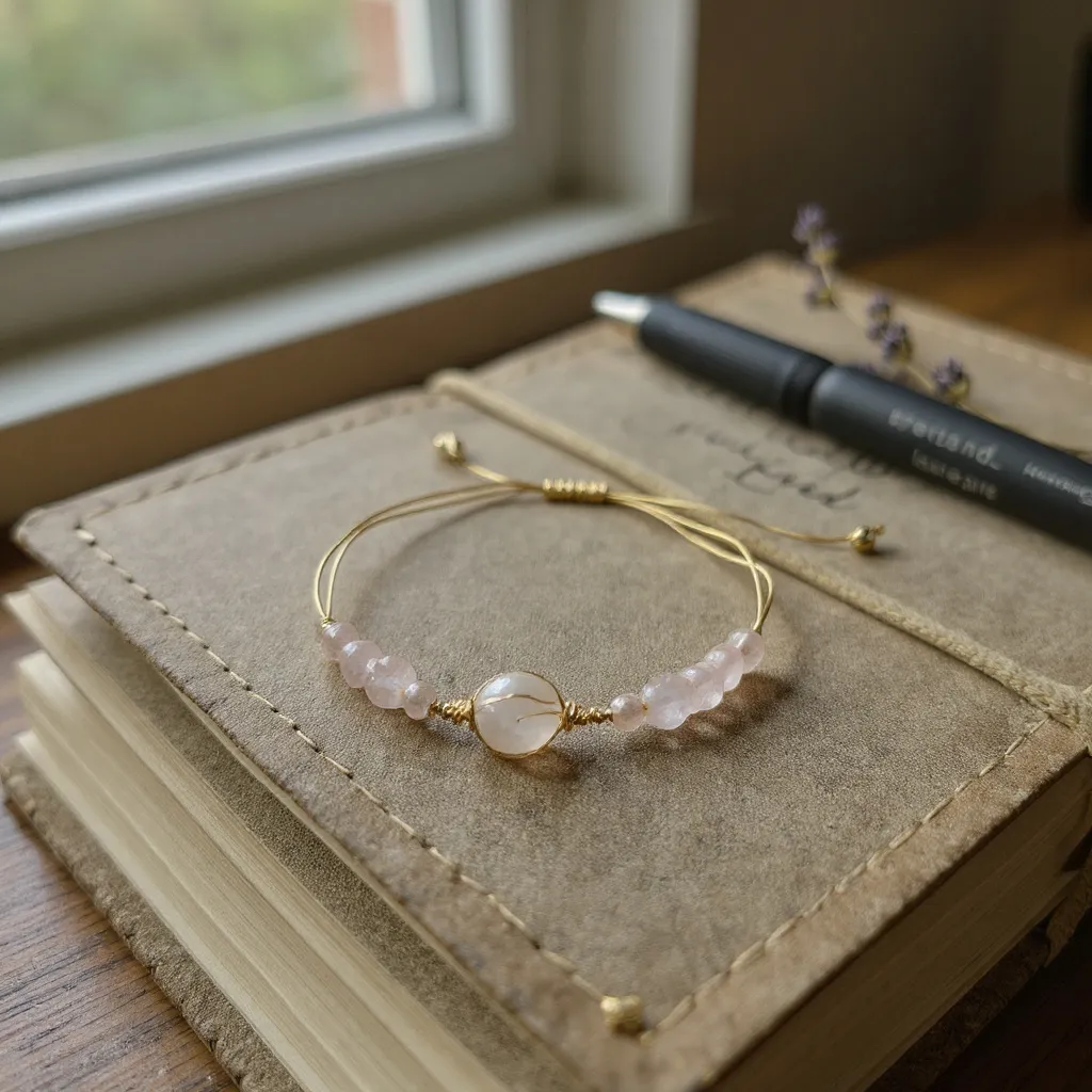 Pulsera Ajustable De Cuarzo