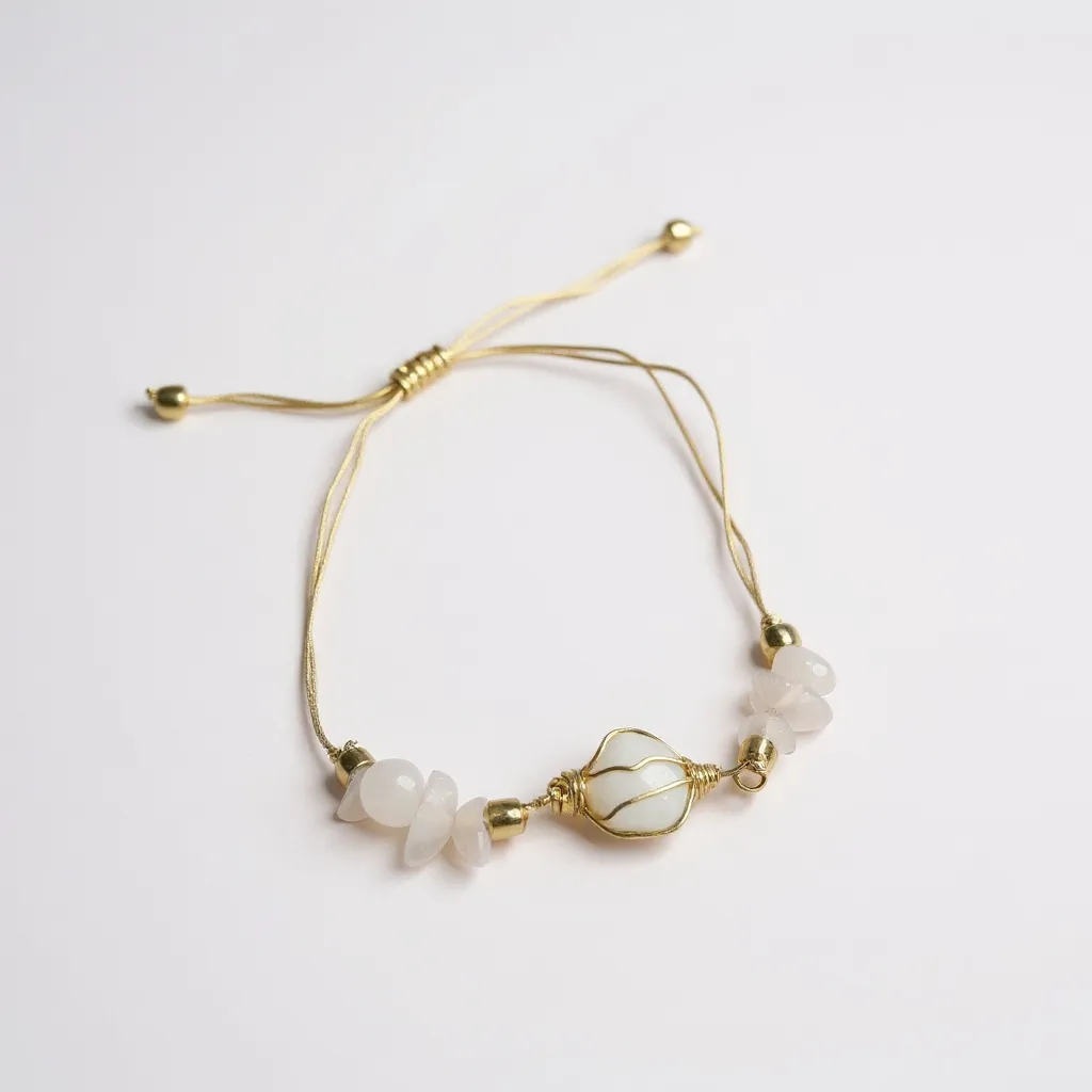 Pulsera Ajustable De Cuarzo