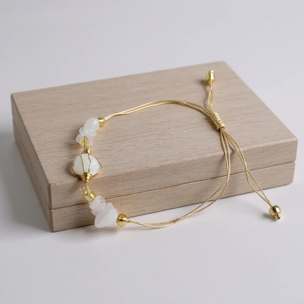 Pulsera Ajustable De Cuarzo