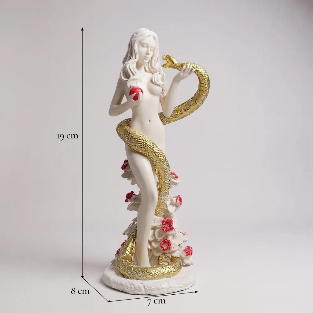 Eva Escultura Artesanal 19cm de alto