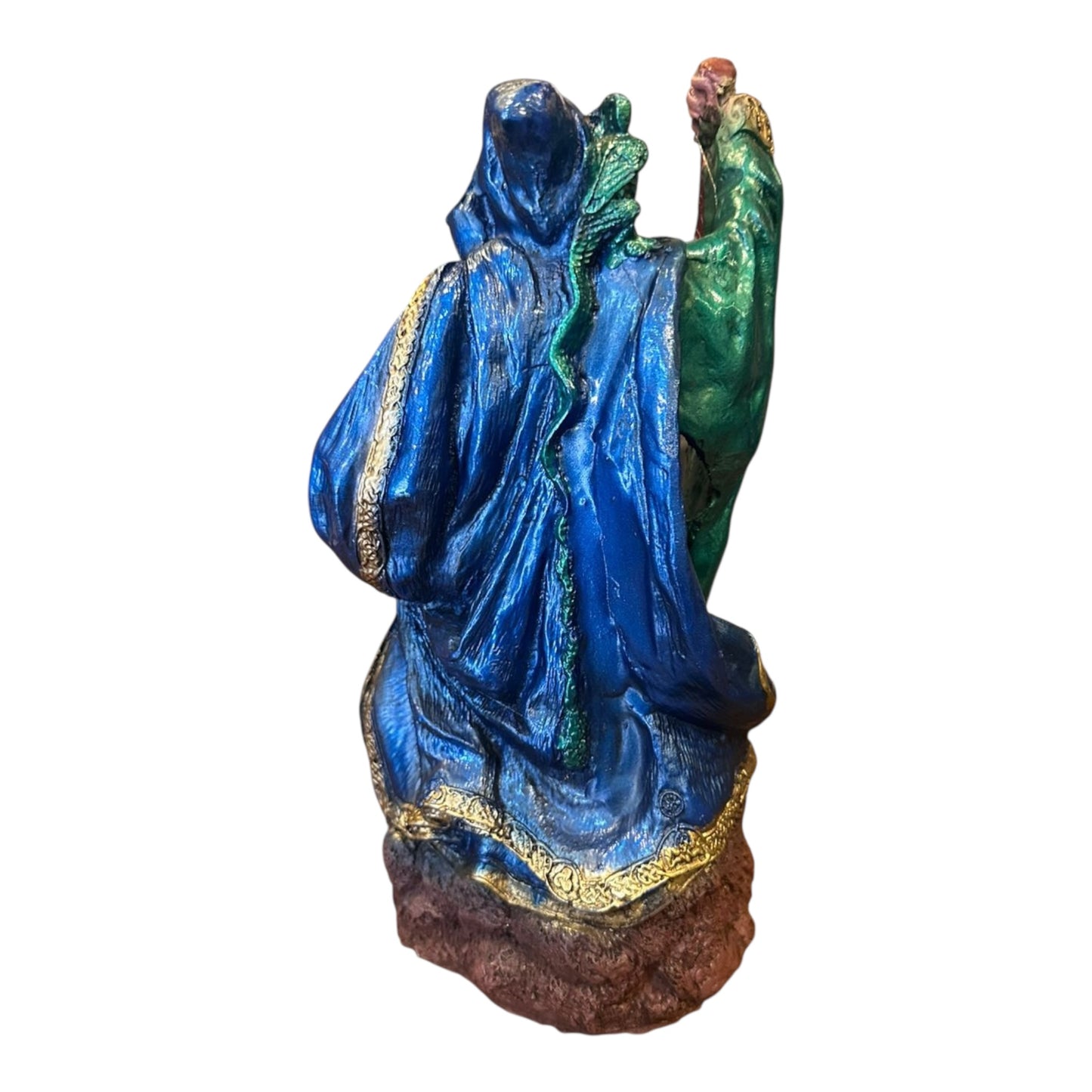 Merlin Ritualizado Figura 31 Cm Alto En Resina