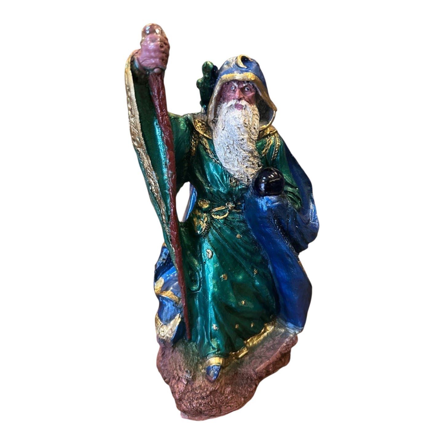 Merlin Ritualizado Figura 31 Cm Alto En Resina