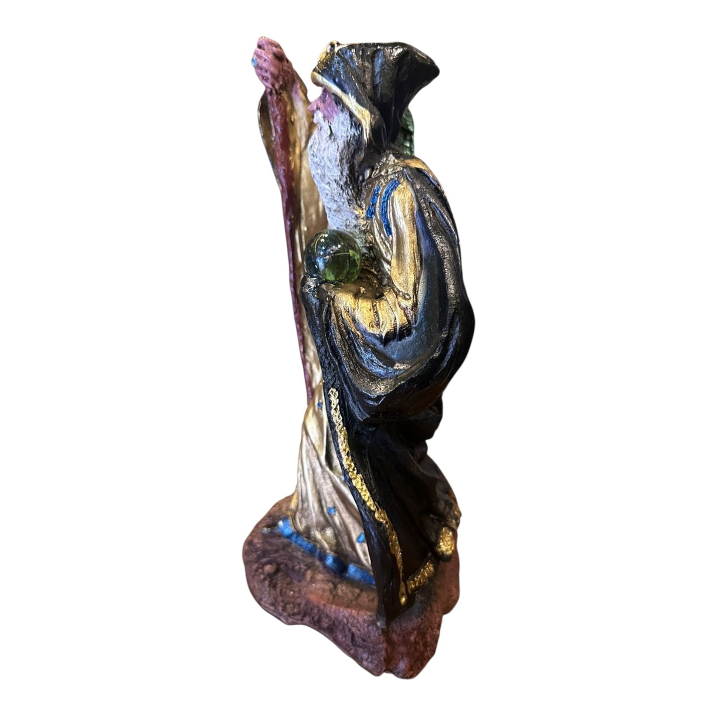 Merlin Ritualizado Figura 31 Cm Alto En Resina