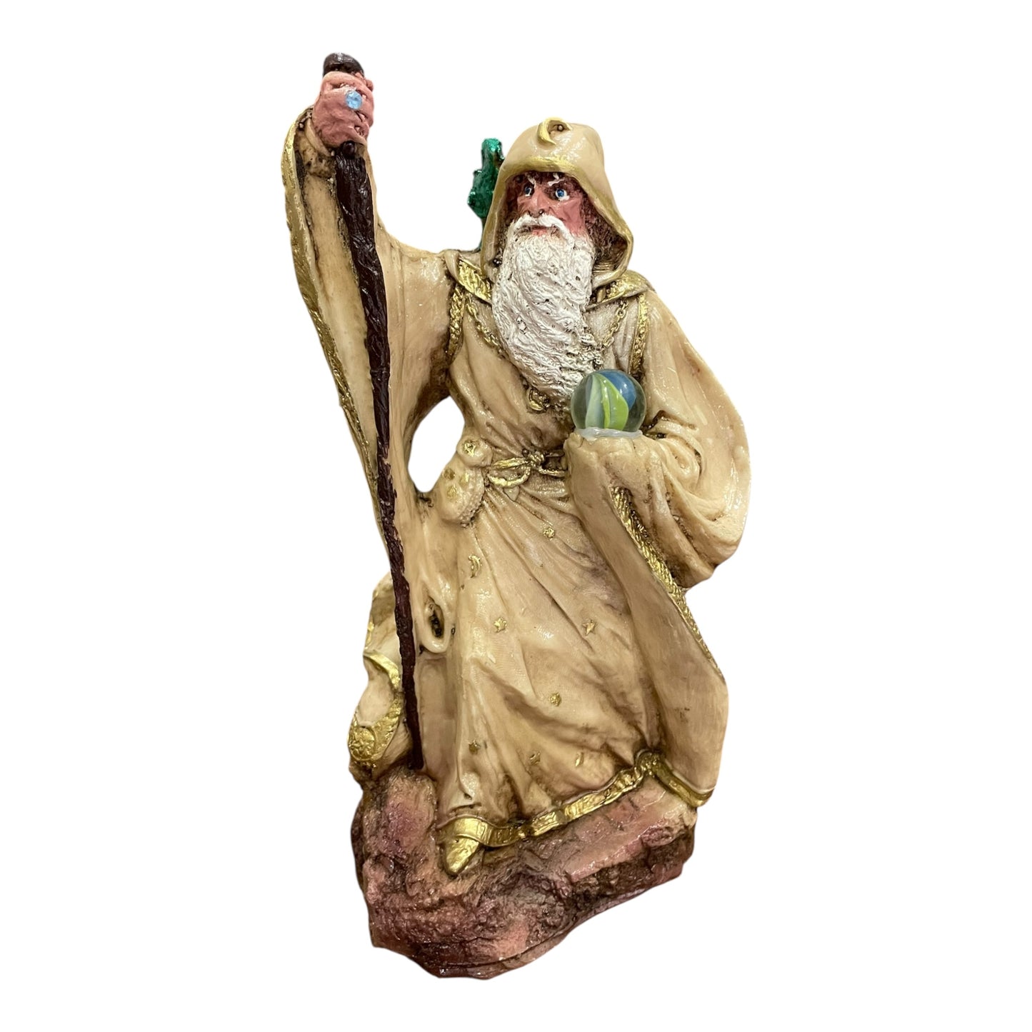 Merlin Ritualizado Figura 31 Cm Alto En Resina