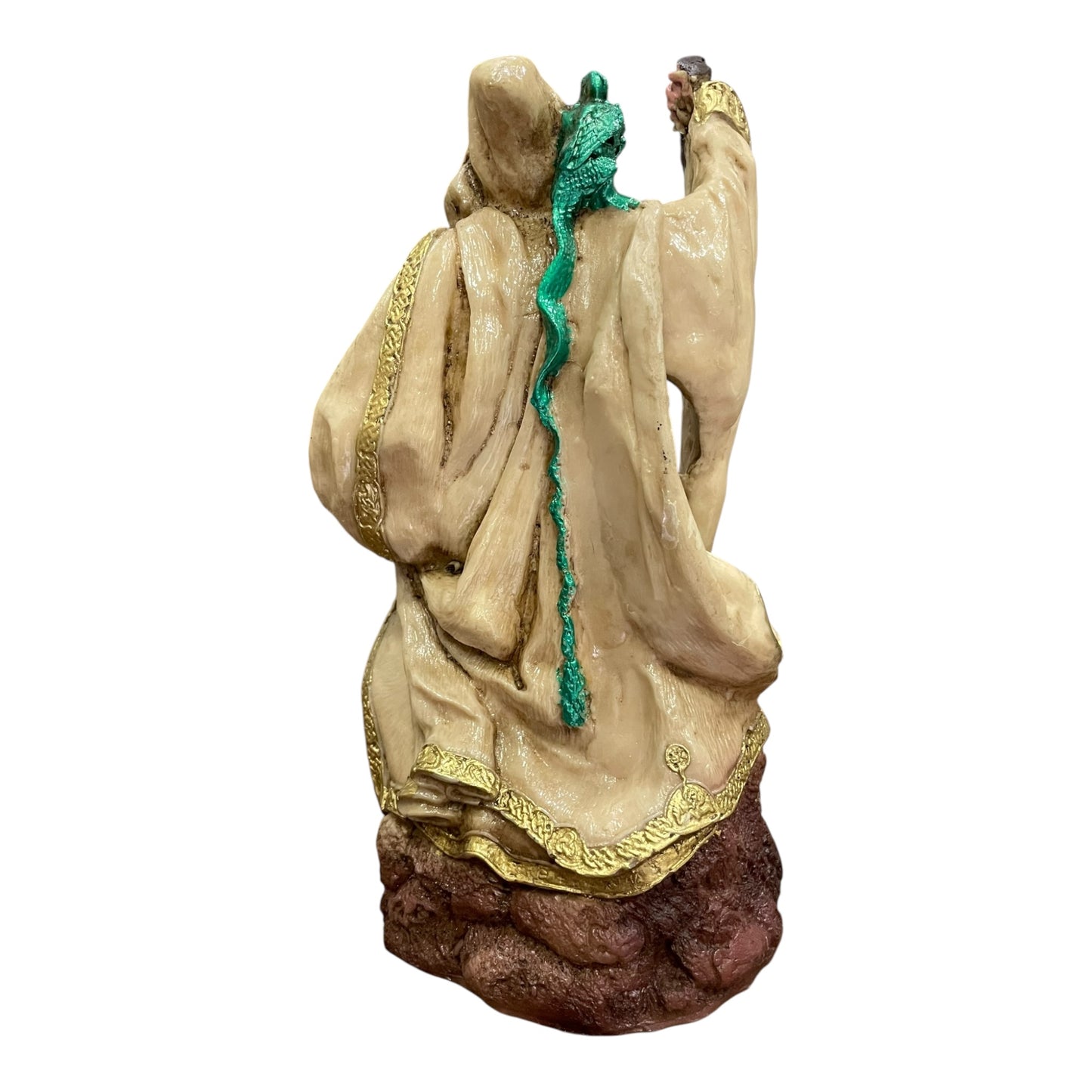 Merlin Ritualizado Figura 31 Cm Alto En Resina