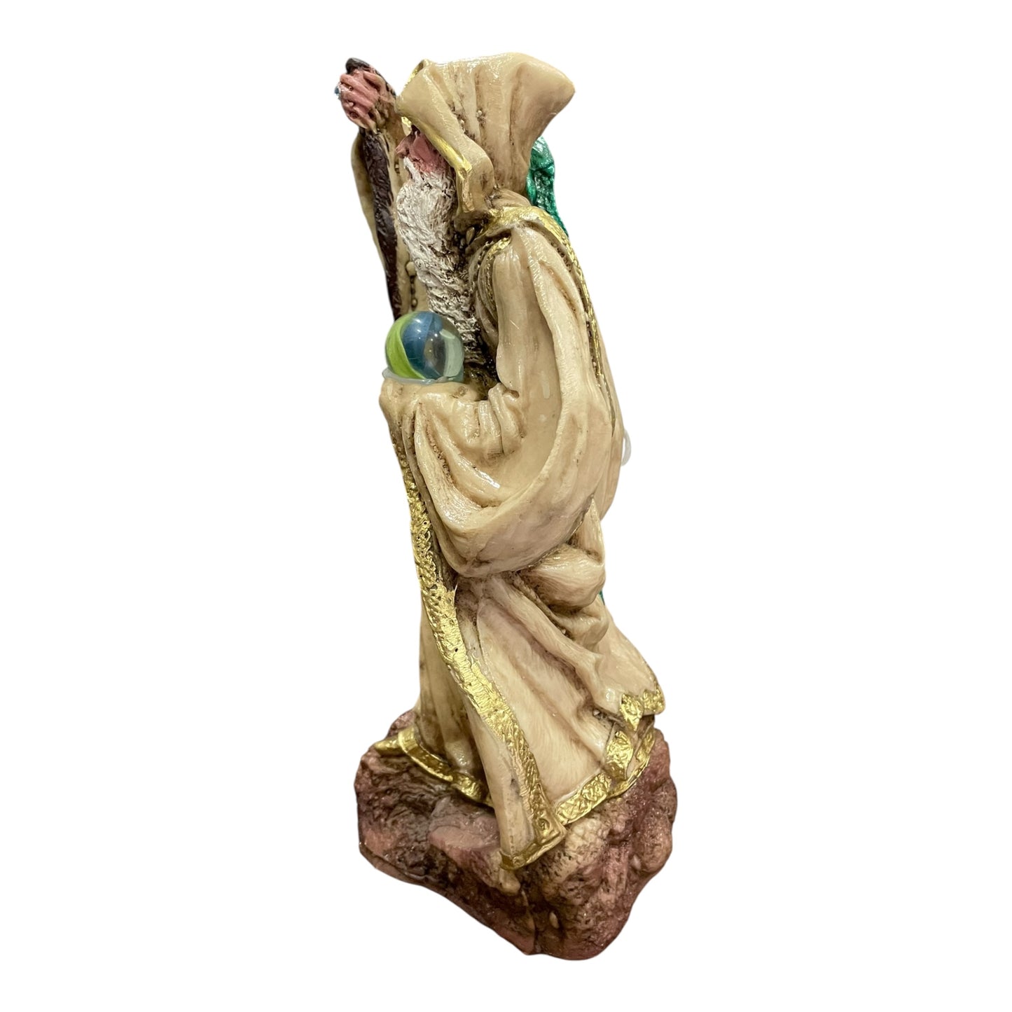 Merlin Ritualizado Figura 31 Cm Alto En Resina