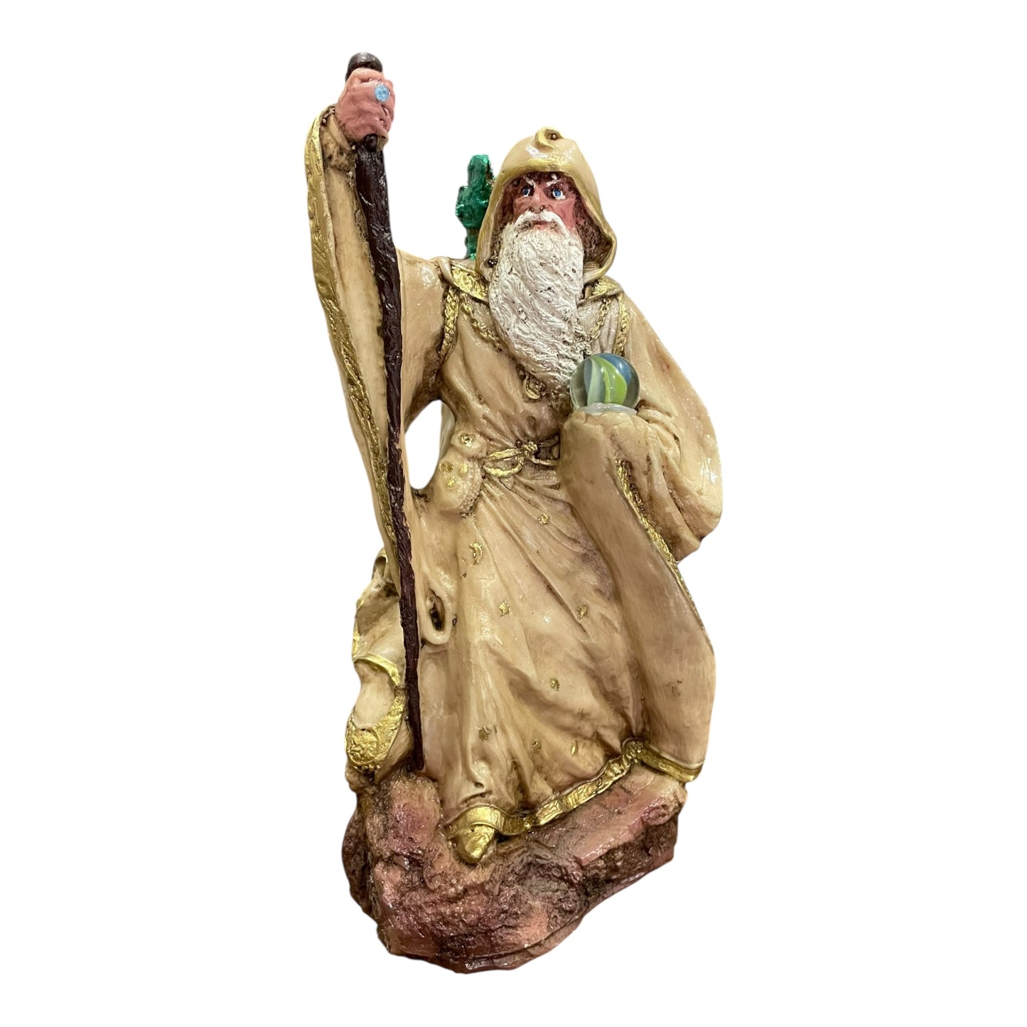 Merlin Ritualizado Figura 31 Cm Alto En Resina