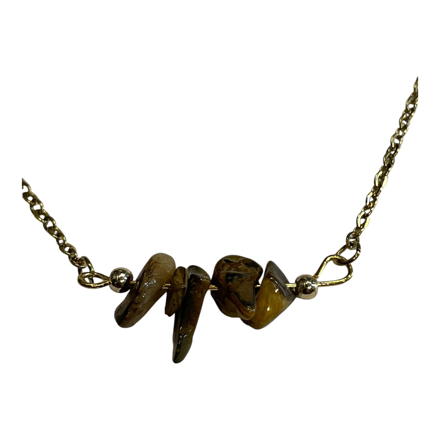 Necklace with Quartz Chip
