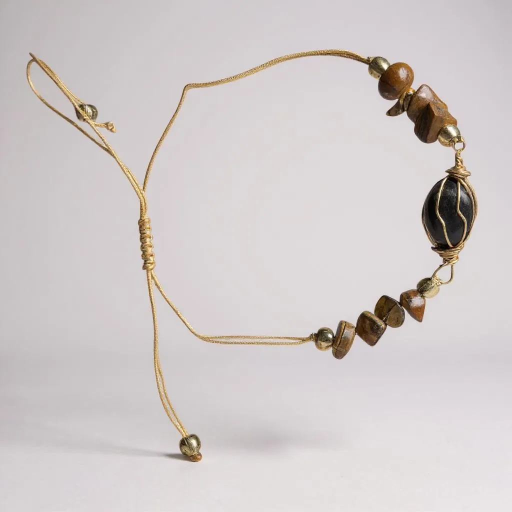 Pulsera Ajustable De Cuarzo