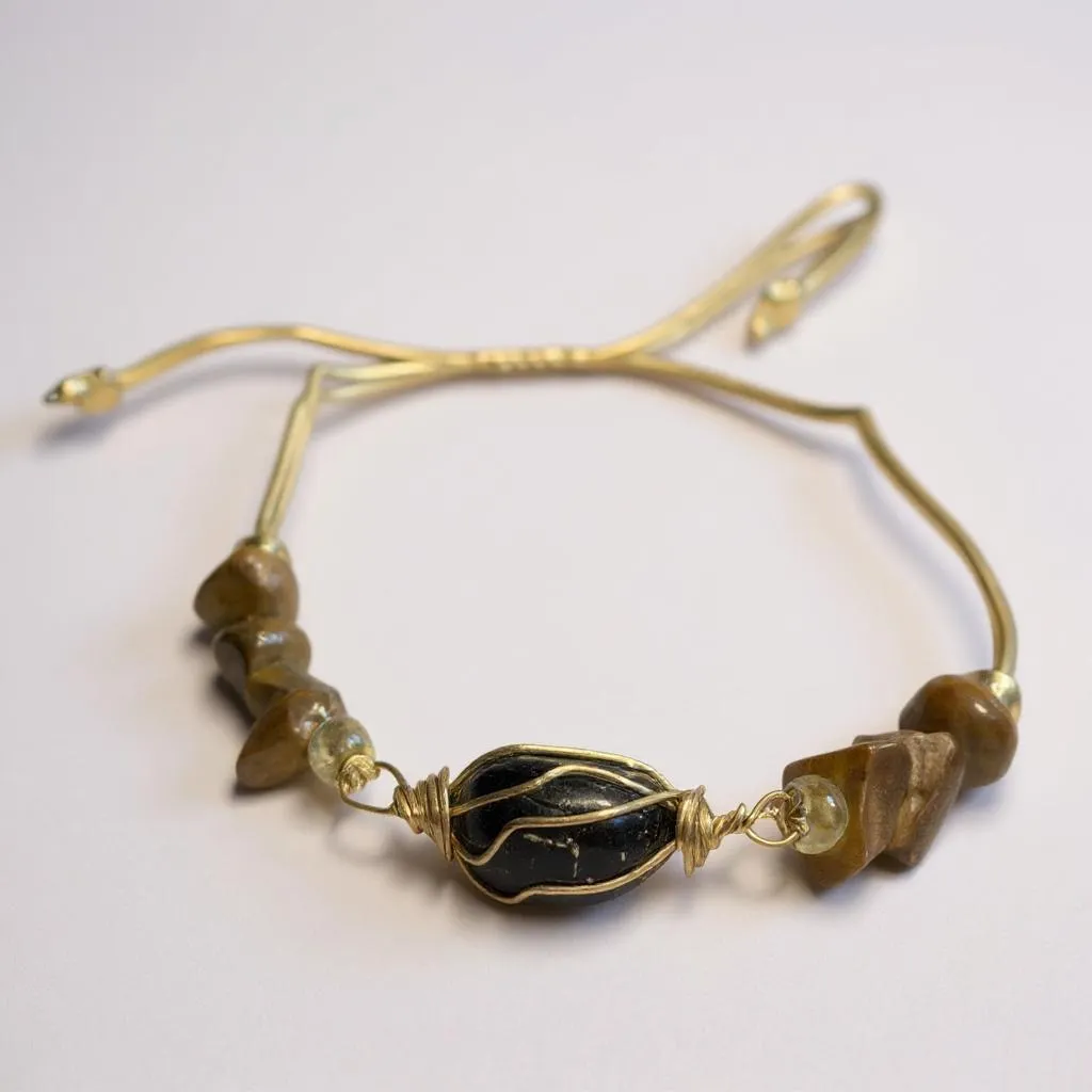 Pulsera Ajustable De Cuarzo