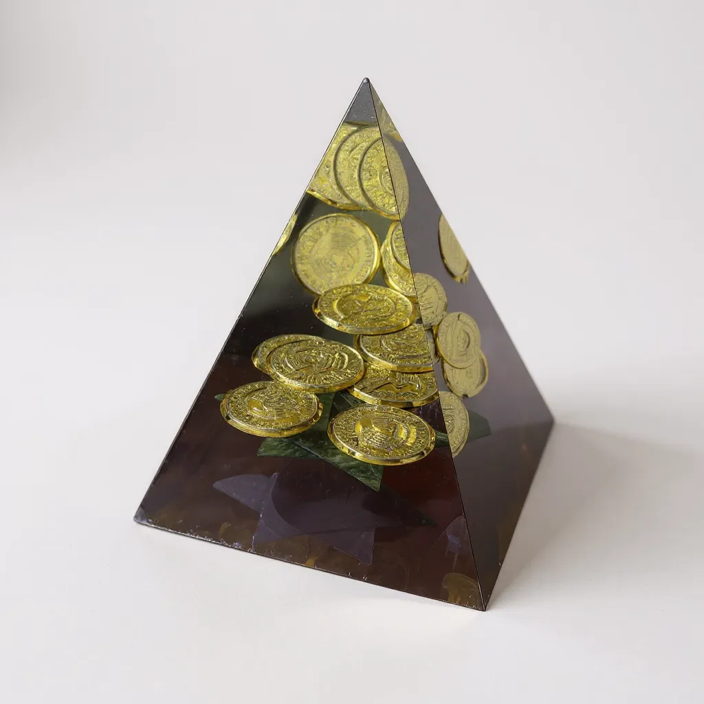 Hochwertige Orgonitpyramide 13 cm
