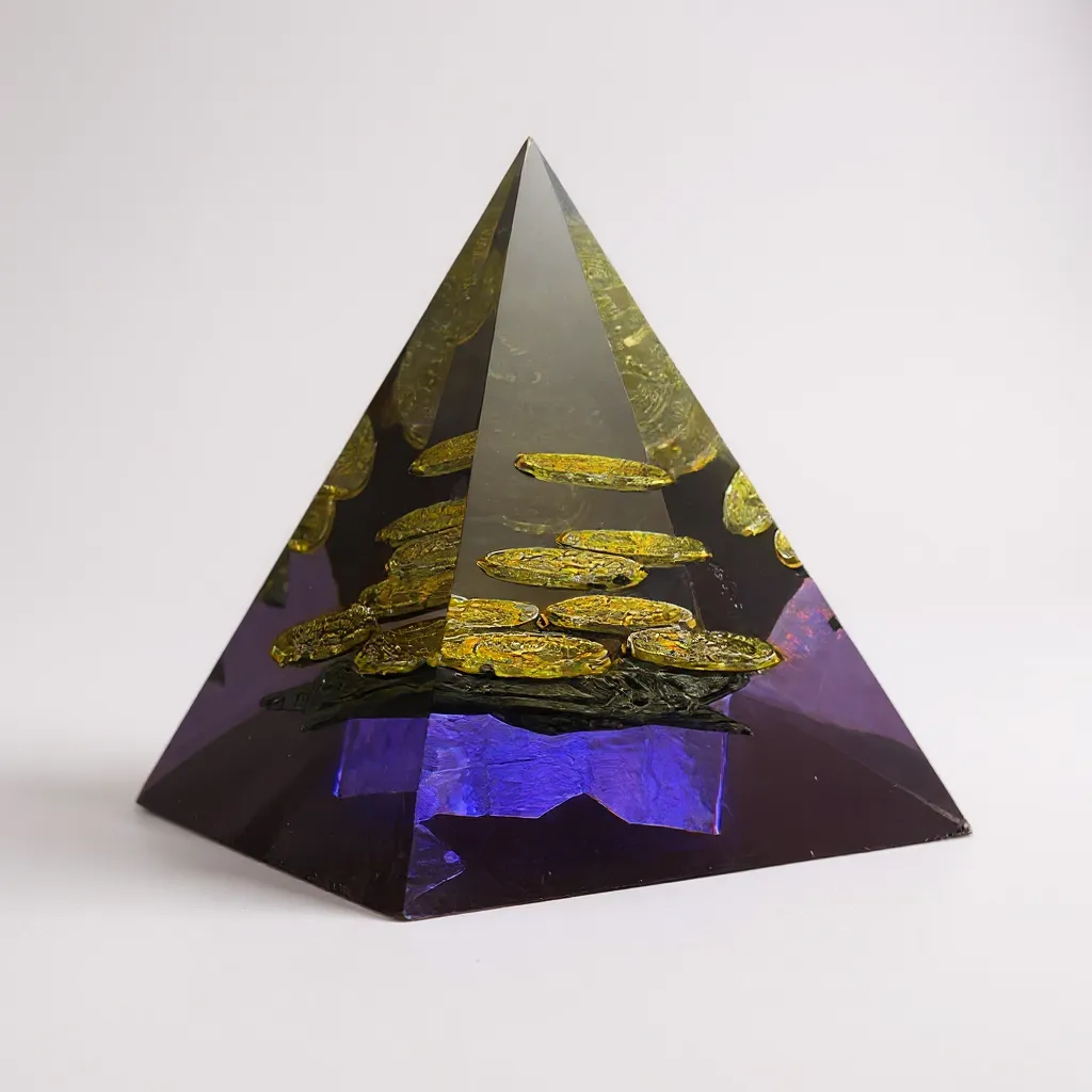 Hochwertige Orgonitpyramide 13 cm