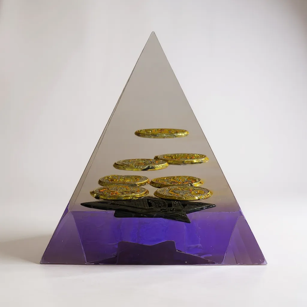 Hochwertige Orgonitpyramide 13 cm
