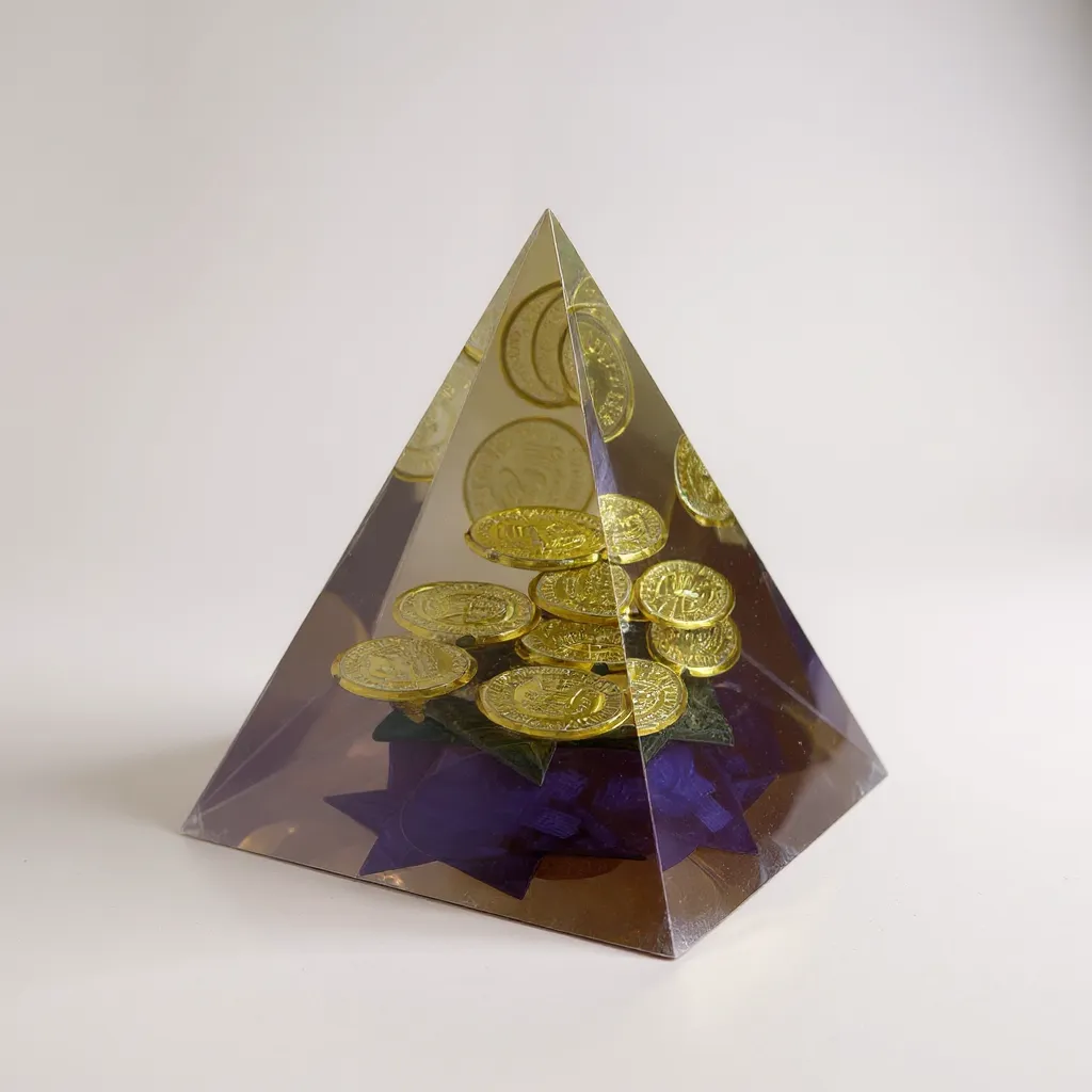 Hochwertige Orgonitpyramide 13 cm