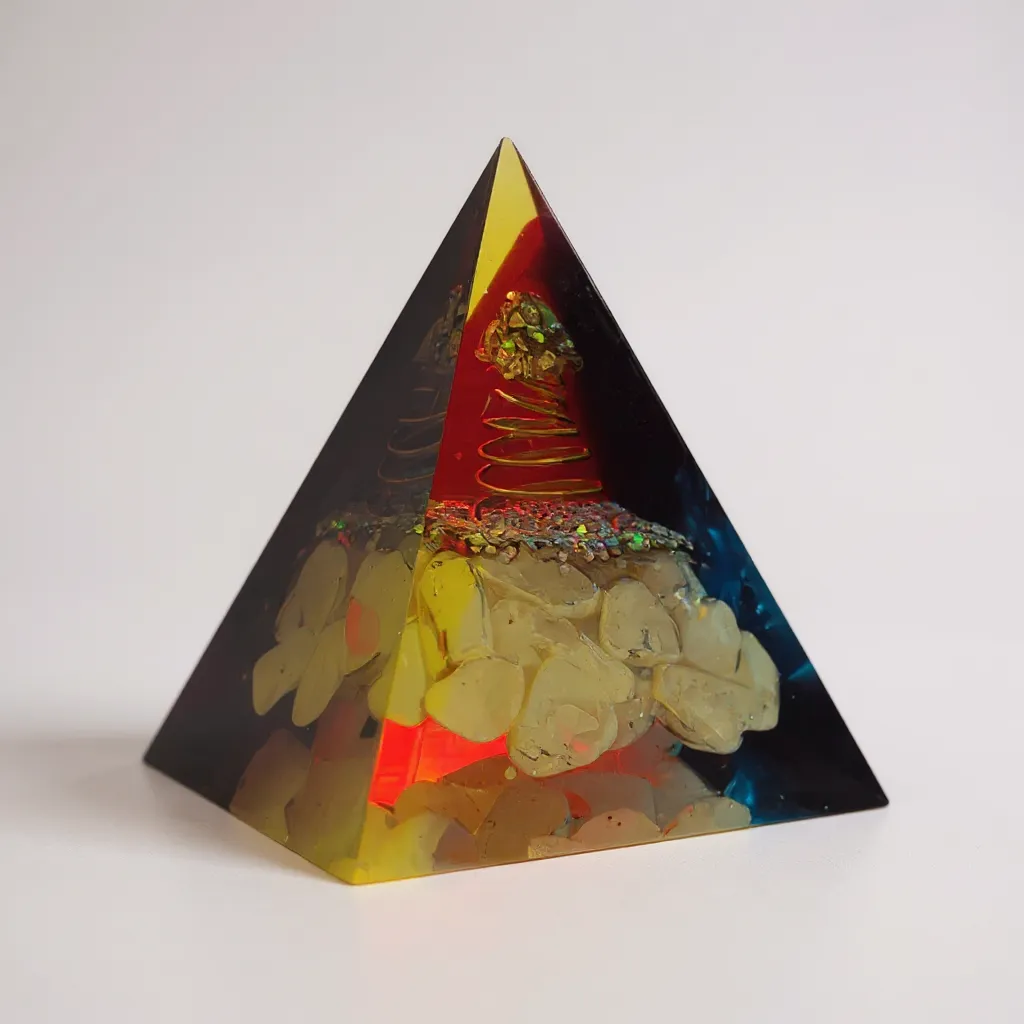 Hochwertige Orgonitpyramide 13 cm