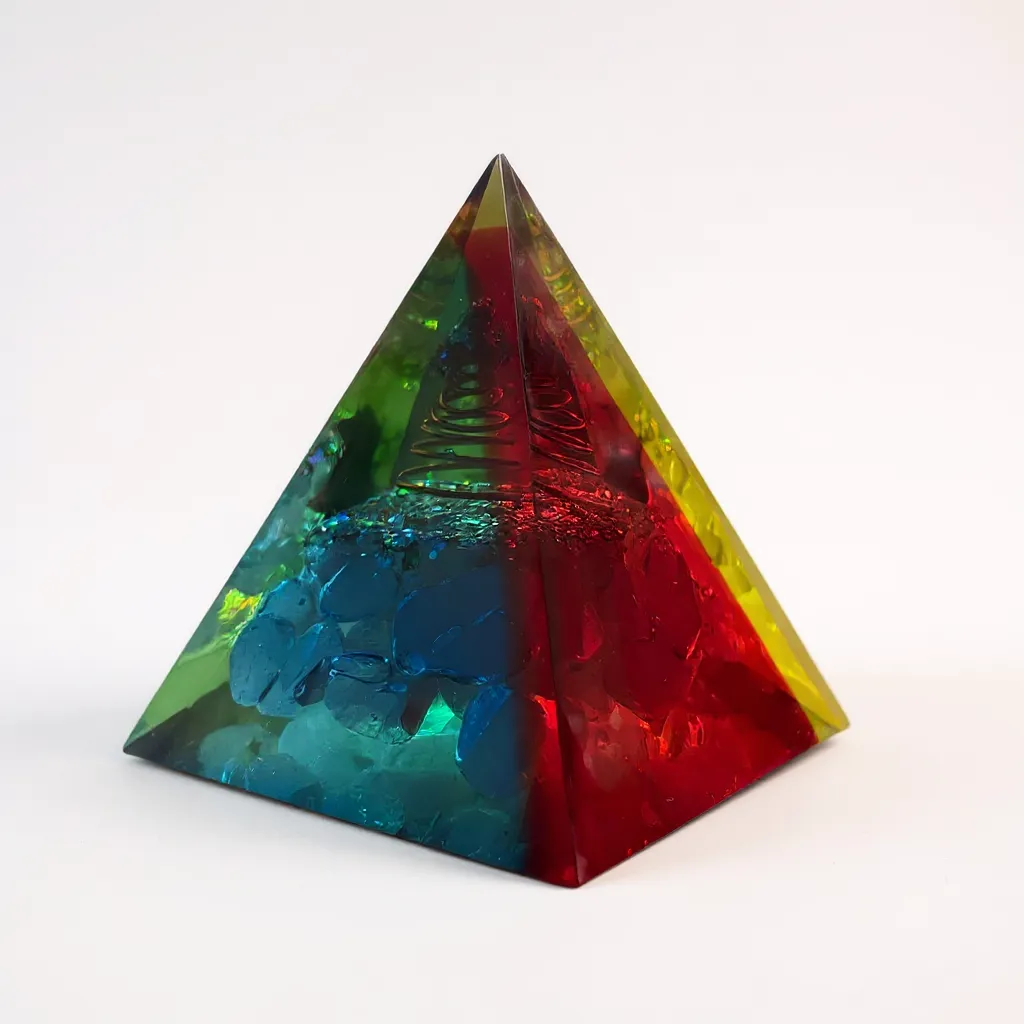Hochwertige Orgonitpyramide 13 cm