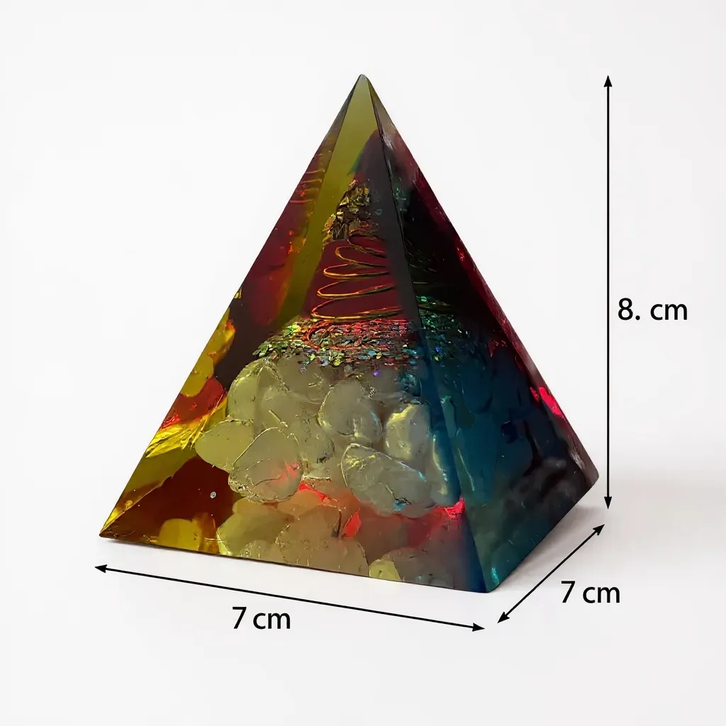 Hochwertige Orgonitpyramide 13 cm