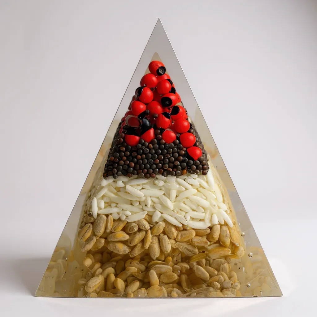 Hochwertige Orgonitpyramide 13 cm