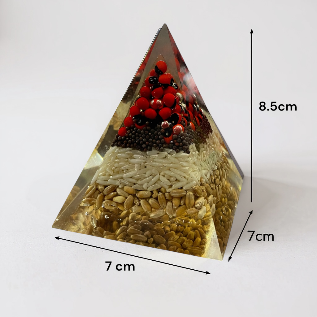Hochwertige Orgonitpyramide 13 cm