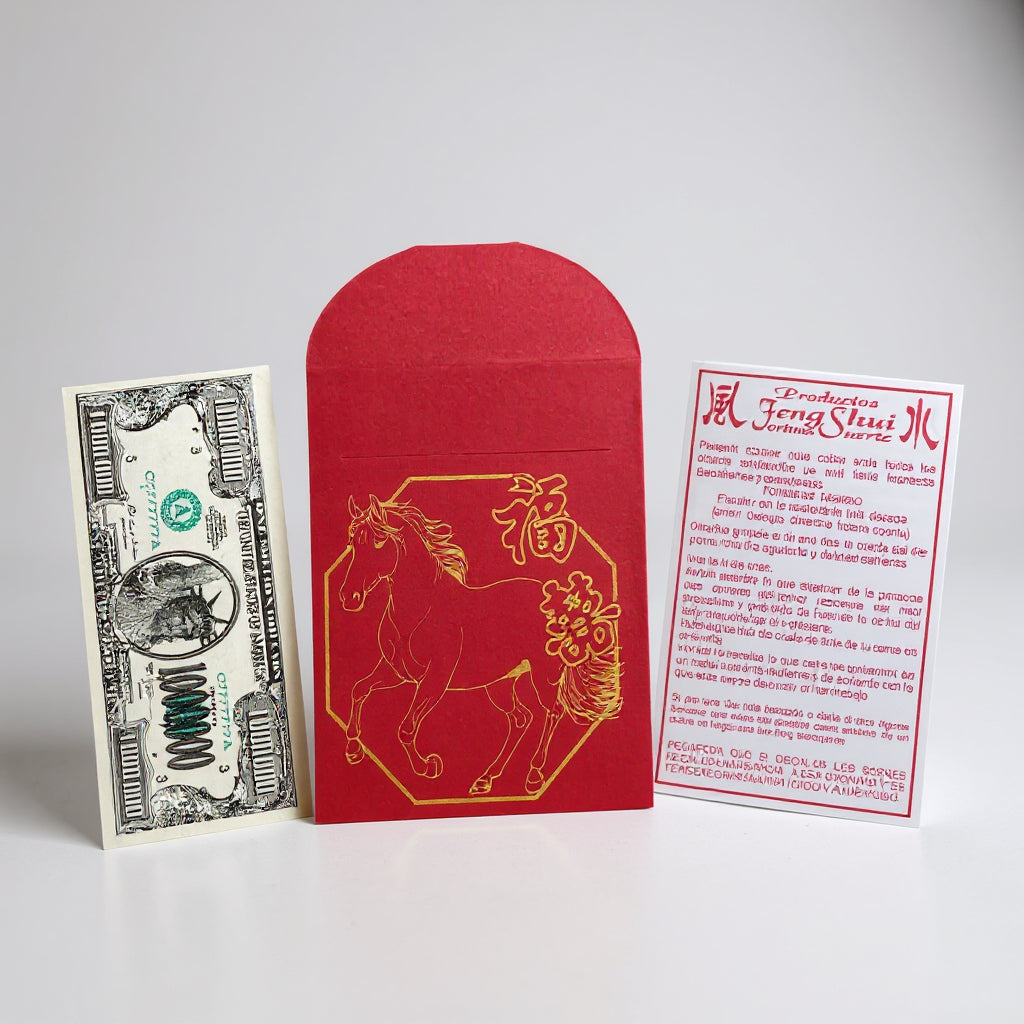 Sobre Del Año Chino Chico 10x8 Cm