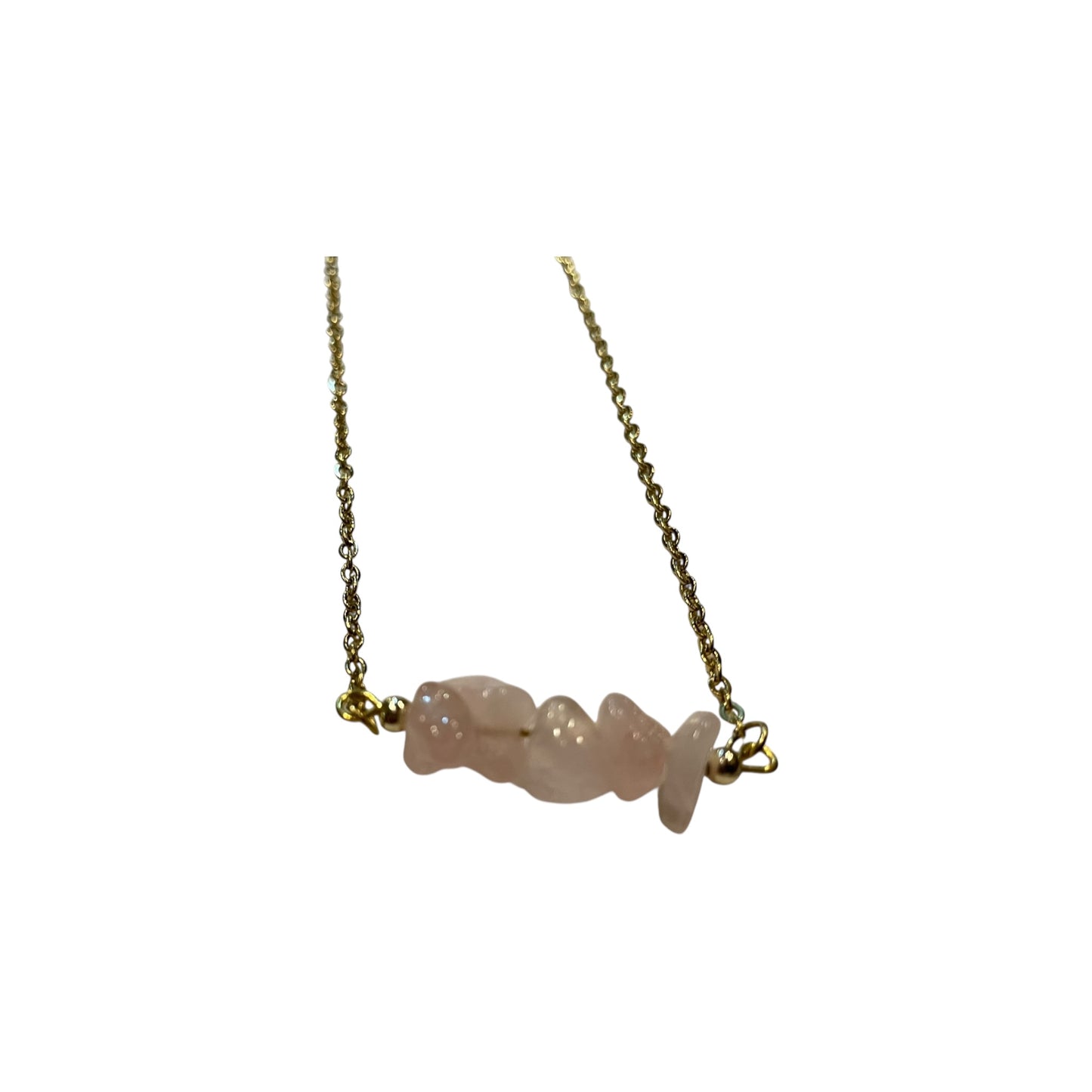 Necklace with Quartz Chip
