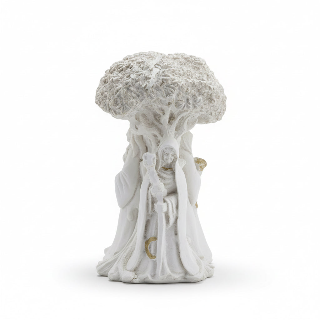 Hecate Triple Diosa Figura En Recina 14 Cm De Altura