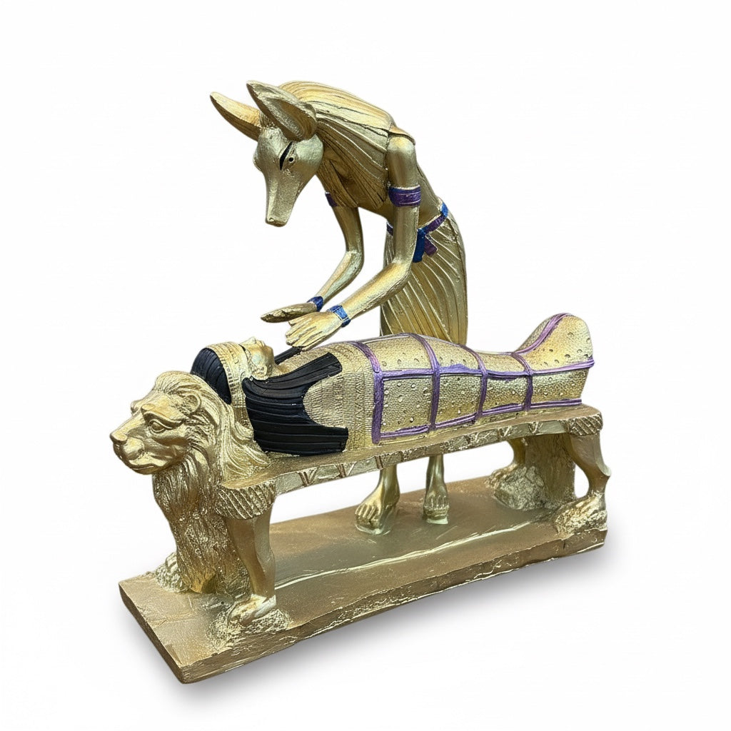 Anubis-Harzstatue 10076 Lety Original.