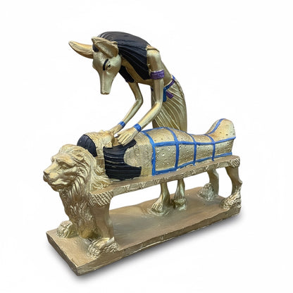 Anubis-Harzstatue 10076 Lety Original.