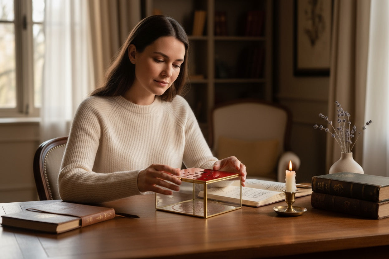 Tetragrammaton Crystal Box 15 cm