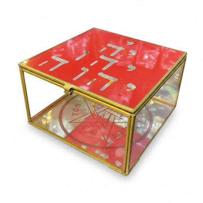 Tetragrammaton Crystal Box 15 cm