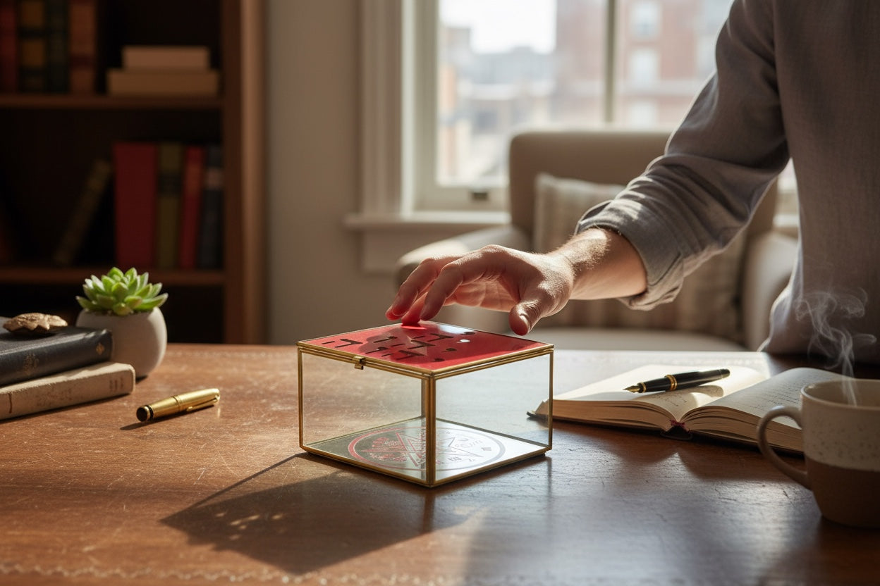 Tetragrammaton Crystal Box 15 cm