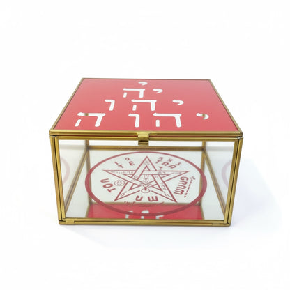 Tetragrammaton Crystal Box 15 cm