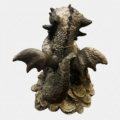 Baby Type Dragon Resin 14.5 Cm National Hand Painted.