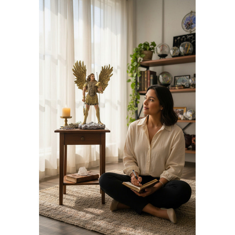 Arcangeles De 35cm Altura Figura De Resina Modelo A Elegir