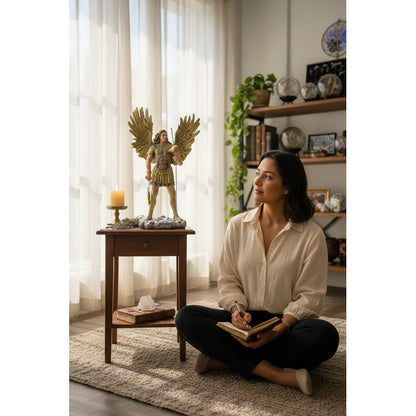 Arcangeles De 35cm Altura Figura De Resina Modelo A Elegir