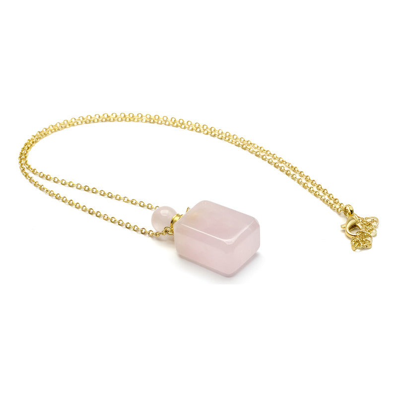 Cuarzo Amatista Rosa Blanco Varios Modelos Perfumero 4 Cm