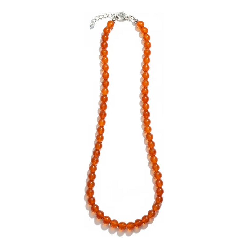 Amatista Collar De Piedra Natural Cornalina