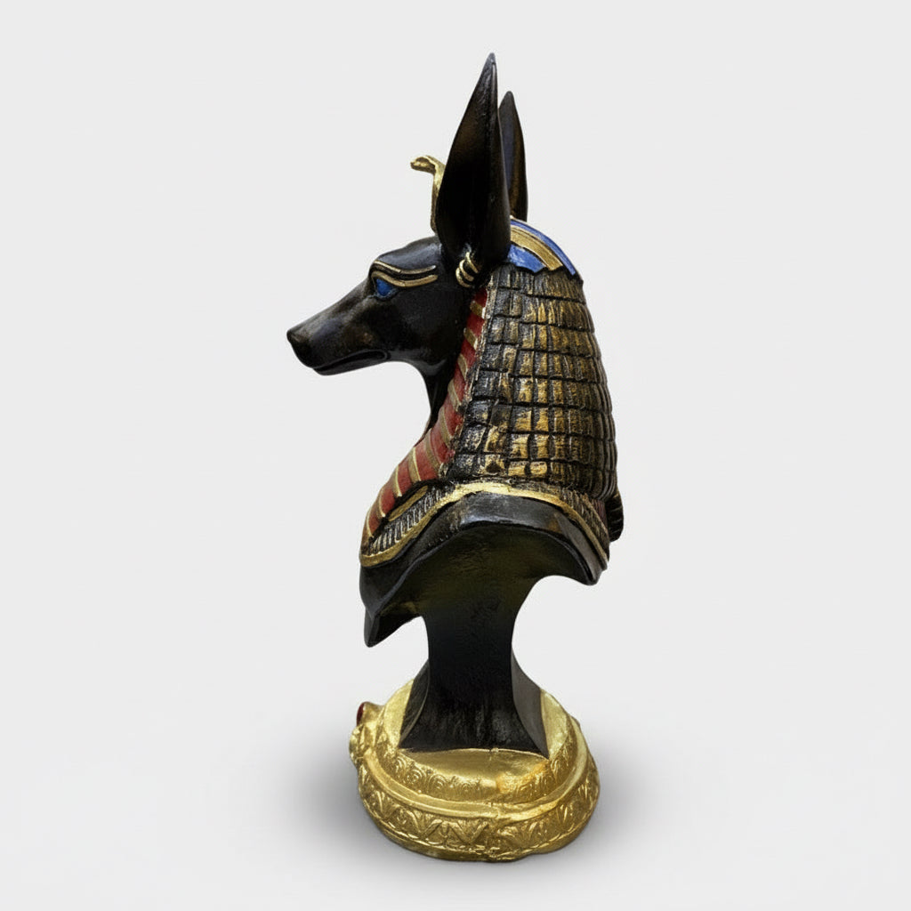 Anubis Busto Figura Resina Naciona 22 Cm