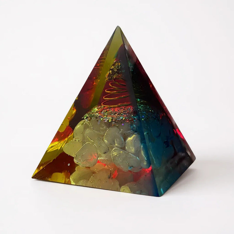 Piramides De Resina Pulida Varios Modelos 8.5x7x7 Cm