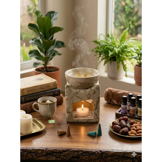 Difusor De Aroma De Vela De 8 Cm De Altura Nude