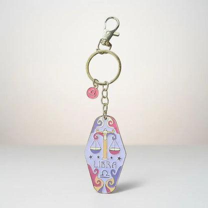Llavero Zodiacal Hereje Diseño Astrológico Original Libra