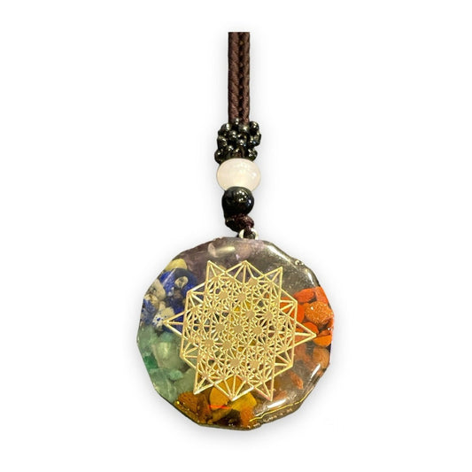 Orgonite Necklace Meditation Healing Electromagnetic