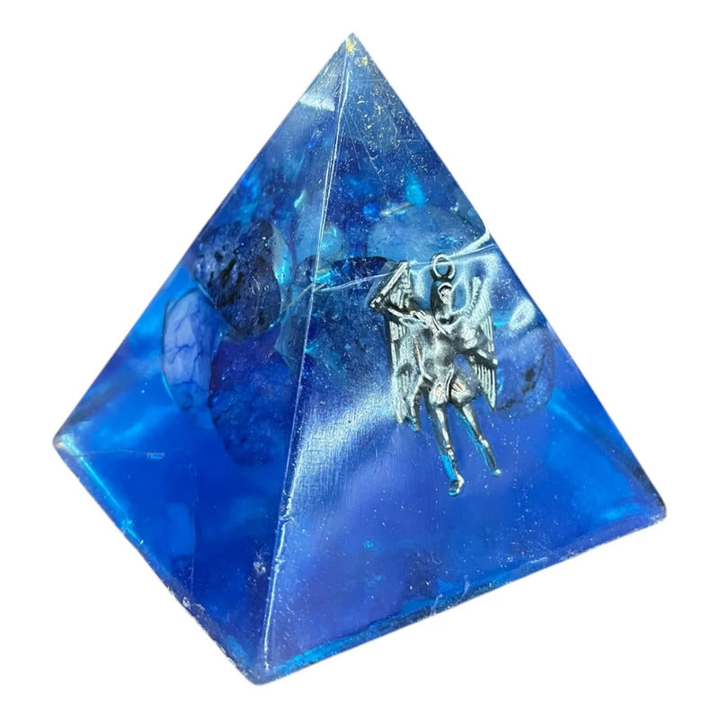 Piramide Angel En Tamaños 5 Cm, 7 Cm Y 9 Cm A Elegir Azul 5cm by HEREJE