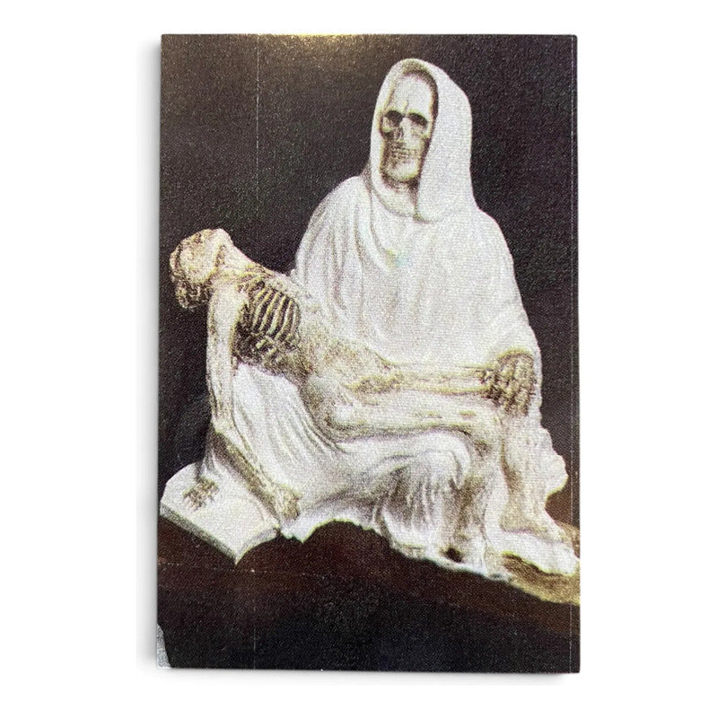 Estampas Coleccionables Esoterismo 5 Piezas Iguales Por Pac Santa Muerte Religioso by HEREJE