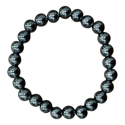 Pulsera Quartz Mediana De Cuarzo Pulido 8mm